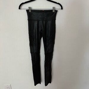 SPANX Moto Faux Leather Leggings